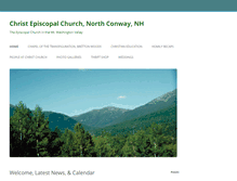 Tablet Screenshot of christchurchnorthconway.com